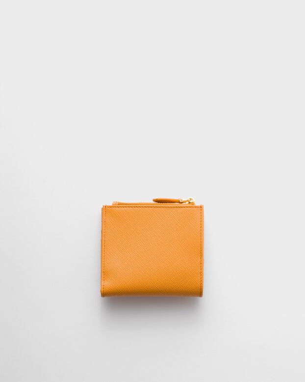 Small Saffiano and smooth leather wallet, , hi-res