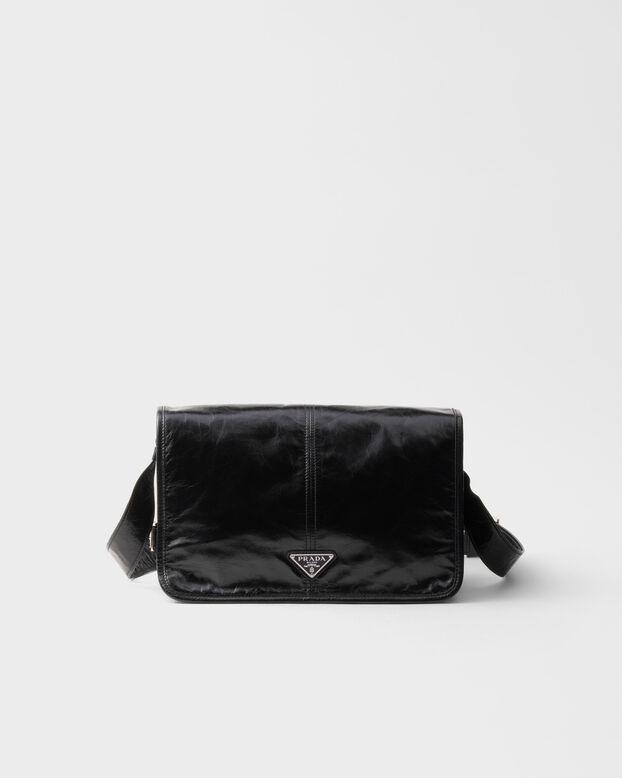 Leather shoulder bag, , hi-res