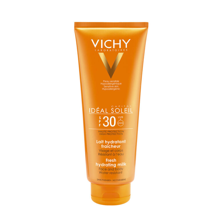 Id&eacute;al Soleil Sun Milk for Face and Body SPF30, , hi-res