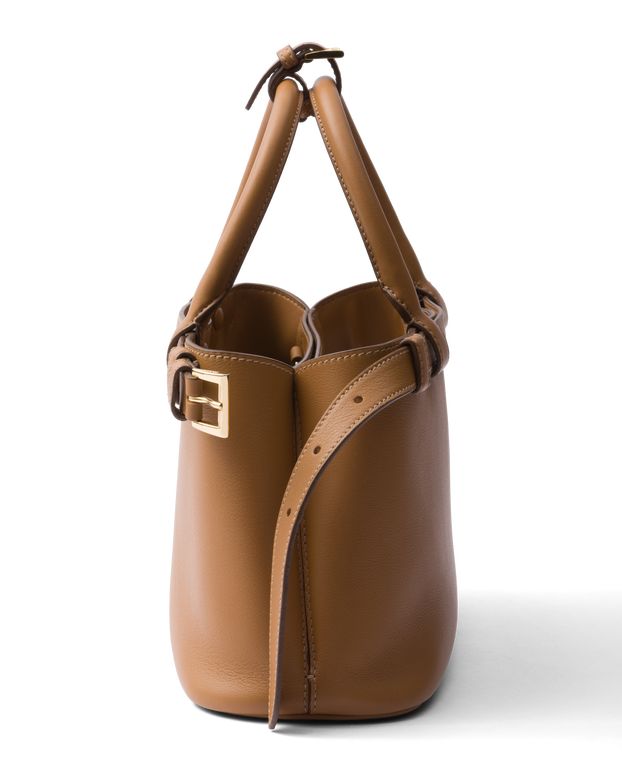 Prada Buckle small leather handbag with double belt, , hi-res