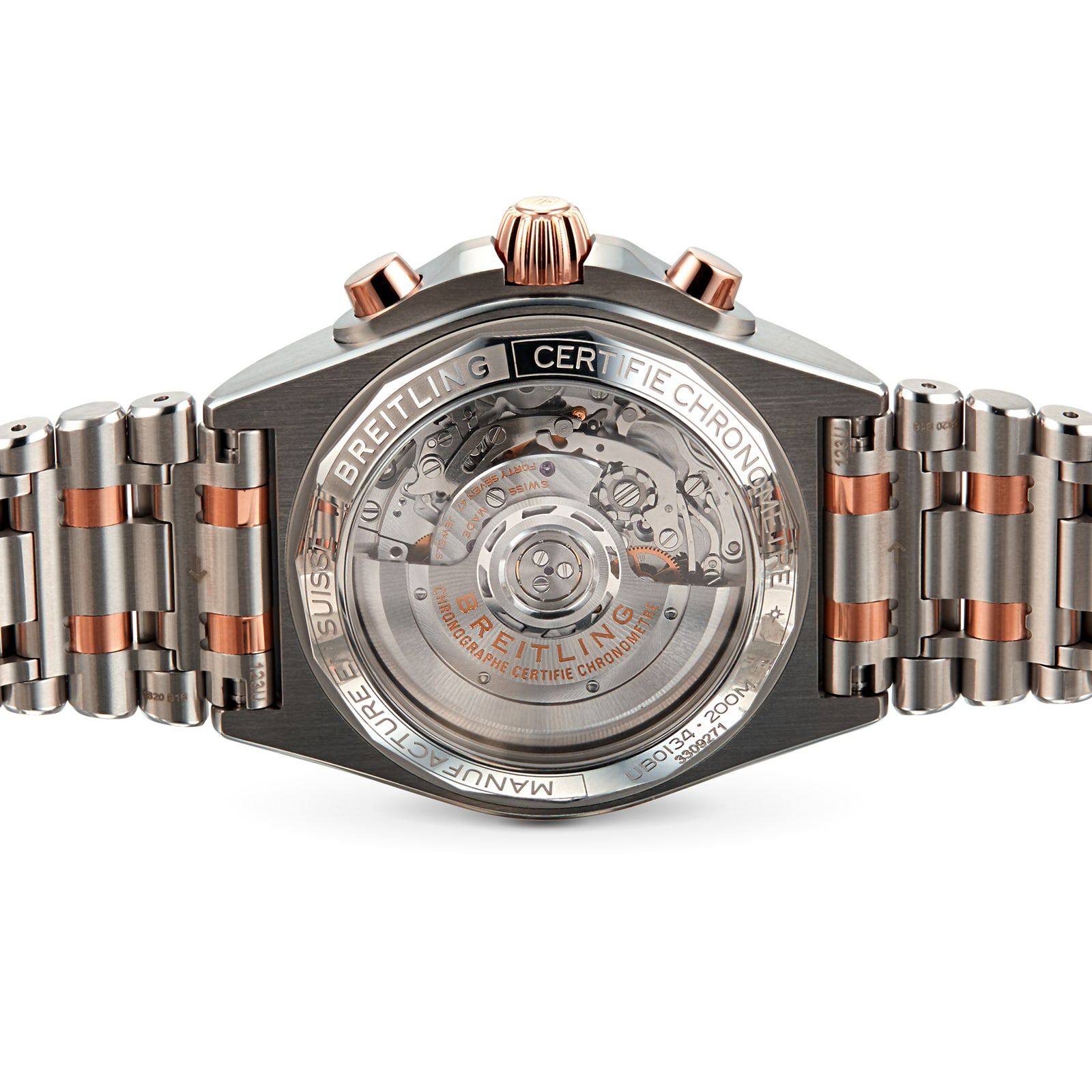Breitling chronomat b01 42 discount gold