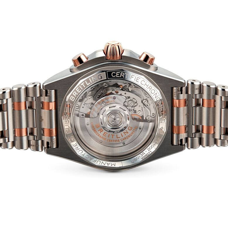 Chronomat B01 42 Stainless Steel &amp; 18k Red Gold Watch, , hi-res