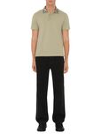 Check Collar Cotton Polo Shirt, , hi-res