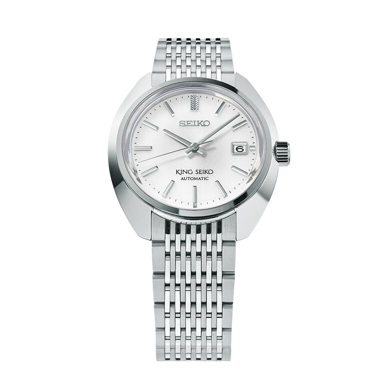 King Seiko &#39;Metropolis Silver&#39; 6L 1969 Re-Interpretation 39.5mm Mens Watch, , hi-res