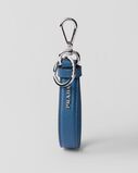 Saffiano leather keychain, , hi-res