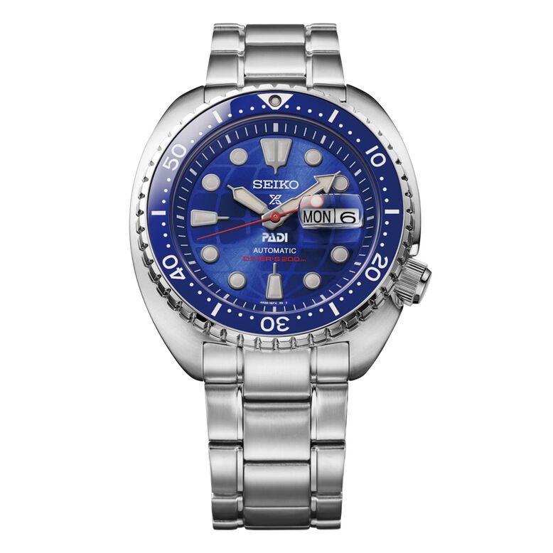 Prospex Mechanical PADI 60th Anniversary Limited Edition 'King Turtle' 45mm Mens Watch Blue, , hi-res
