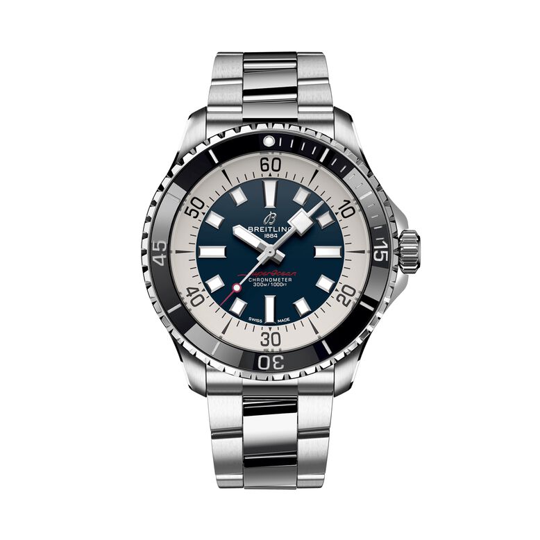 Superocean Automatic 44 Stainless Steel - Blue Watch, , hi-res