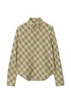 Slim Fit Check Cotton Shirt