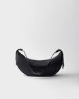 Prada Demi-lune large leather shoulder bag