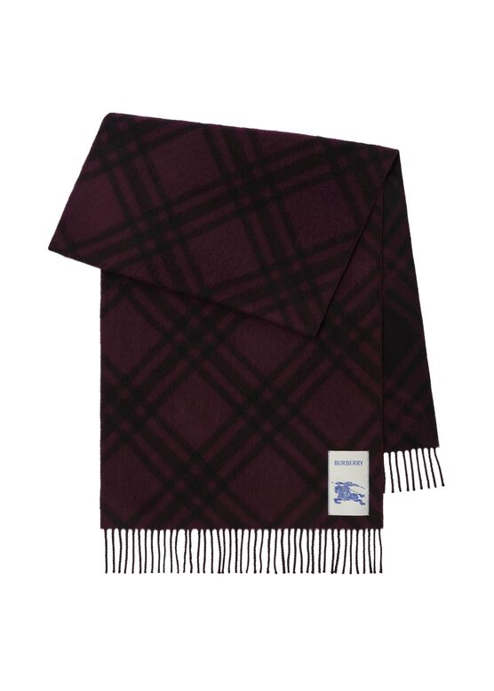 Check Alpaca Wool Scarf, , hi-res
