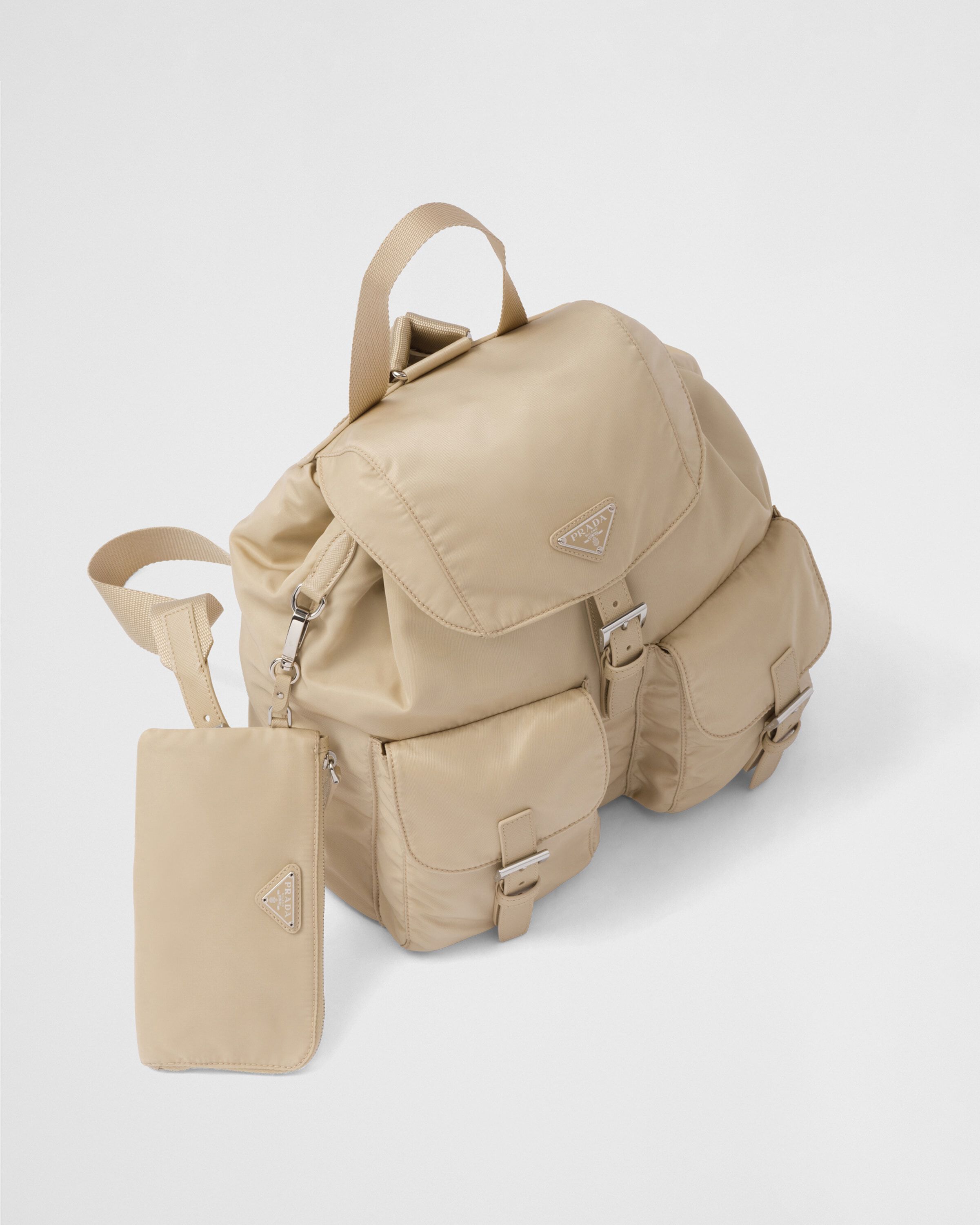 Prada Re-Nylon medium backpack with pouch Backpack