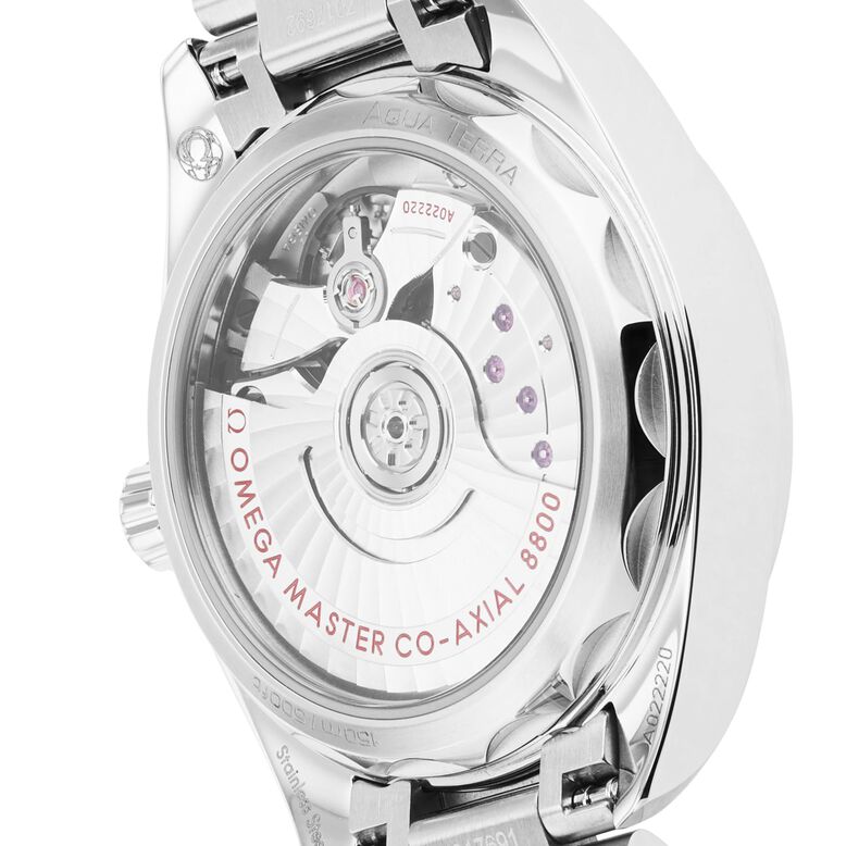 Seamaster Aqua Terra 150m Co-Axial Master Chronometer 34mm Ladies Watch Ivory, , hi-res