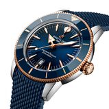 Superocean Heritage B31 Automatic 44mm Mens Watch Blue Rubber, , hi-res