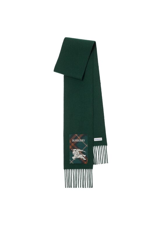 Check Label Cashmere Scarf, , hi-res