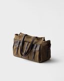 Prada Route canvas and leather tote bag, , hi-res