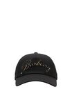 Check Cursive Logo Gabardine Baseball Cap