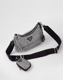 Prada Re-Edition 2005 satin bag with crystals, , hi-res