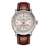 Navitimer Automatic GMT 41mm Mens Watch Silver, , hi-res