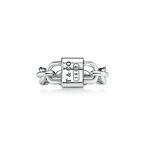 Tiffany 1837™ Small Double Lock Ring in Sterling Silver - Size 5