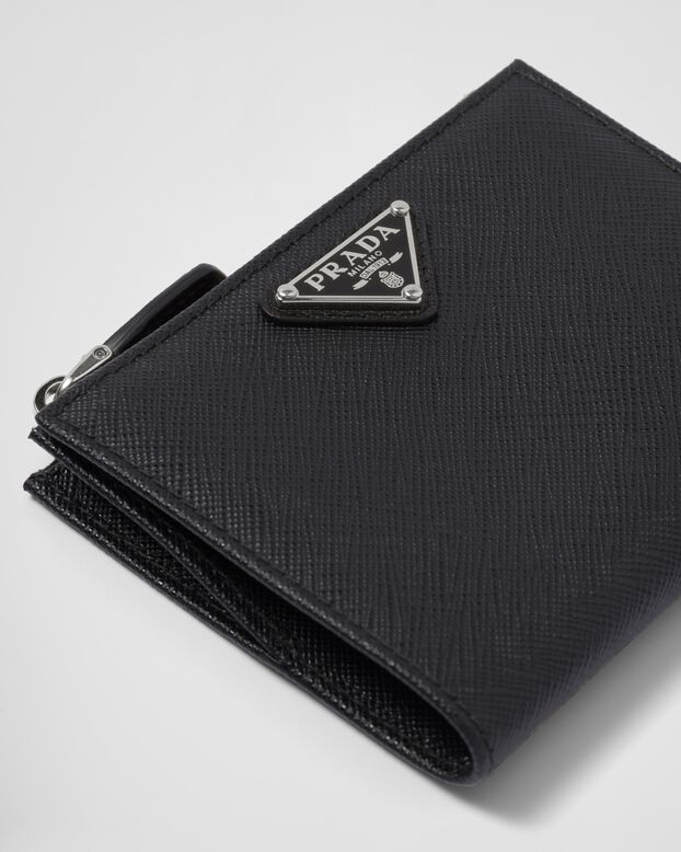 Small Saffiano leather wallet, , hi-res