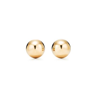 Tiffany City HardWear Ball Earrings in Yellow Gold, 8 mm - Size 8MM diameter