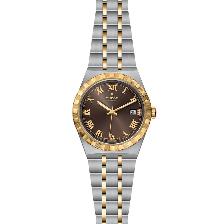 Royal S&amp;G 38mm Steel Case Chocolate Brown Dial, , hi-res