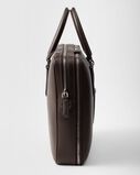Saffiano leather briefcase, , hi-res