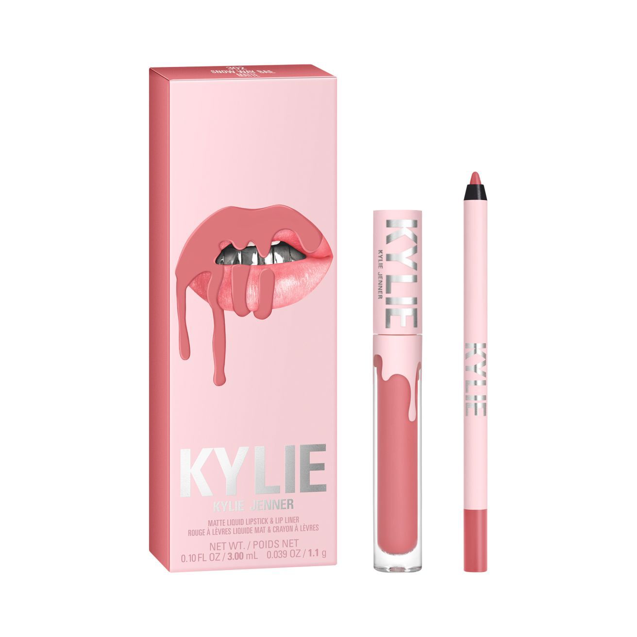 Kylie Cosmetics Matte Lip Kit - 302 Snow Way Bae Lips | Heathrow Kylie Cosmetics Matte Lip Kit - 302 Snow Way Bae Lips | Heathrow