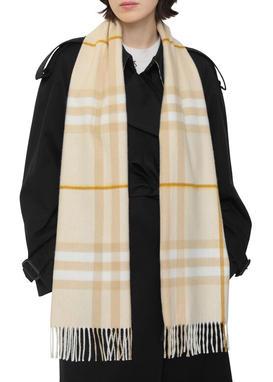 Check Cashmere Scarf, , hi-res
