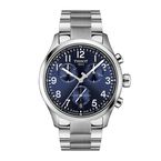 Chrono L 42mm Mens Watch Stainless Steel Blue