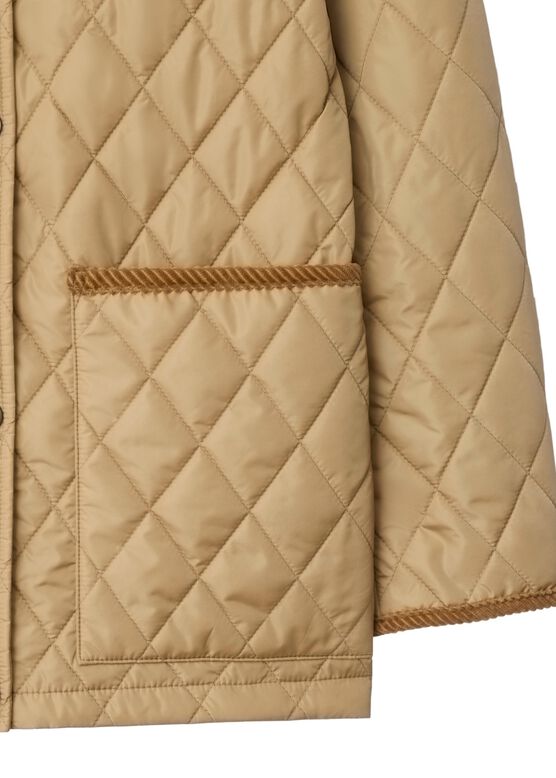Quilted Nylon Barn Jacket, , hi-res