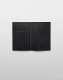 Re-Nylon and Saffiano leather passport holder, , hi-res