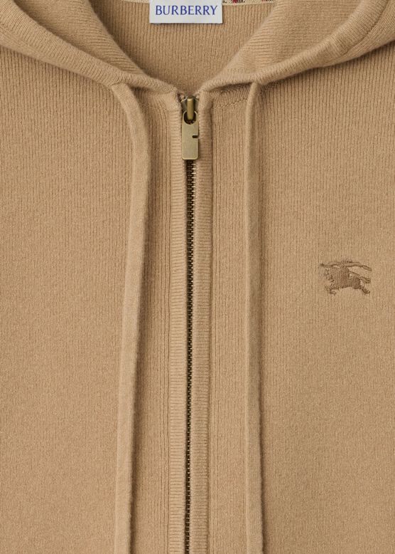 Cashmere Blend Zip Hoodie, , hi-res