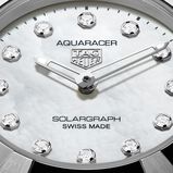 Aquaracer Professional 100 Solargraph 28mm Ladies Watch White Mother Of Pearl, , hi-res