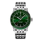 Navitimer Automatic 41mm Mens Watch Green Stainless Steel, , hi-res