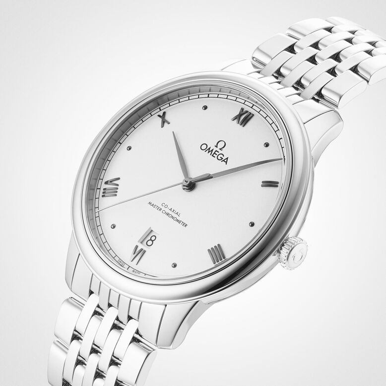 De Ville Prestige Co-Axial Master Chronometer 40mm Mens Watch Silver, , hi-res