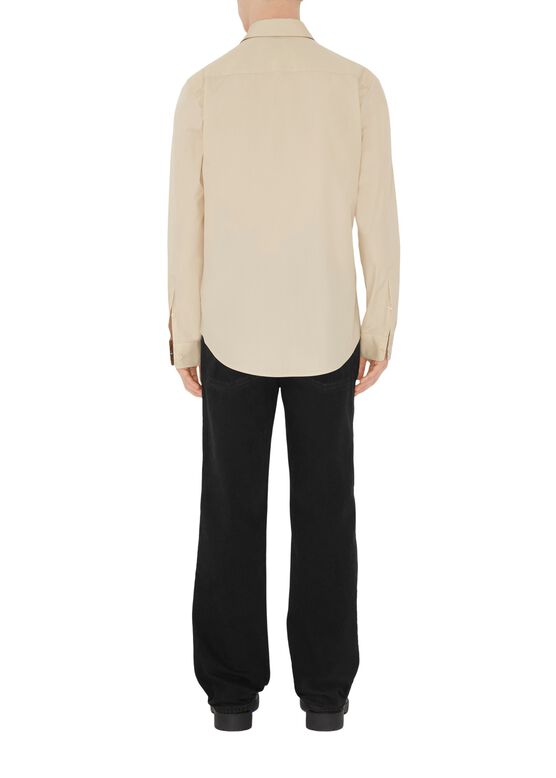 Slim Fit Cotton Shirt, , hi-res