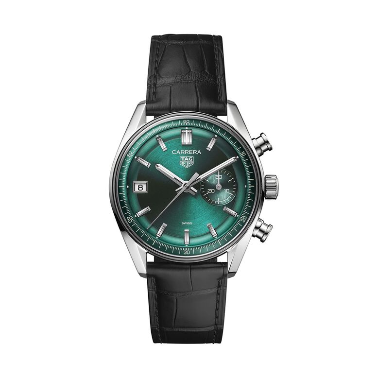 Carrera Chronograph 39mm Mens Watch Green, , hi-res