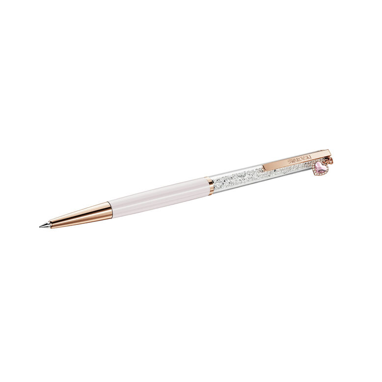 Crystalline Ballpoint Heart Pink Rose Gold - SS Box, , hi-res