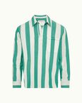 Shanklin Deckchair Stripe Green/White Sand