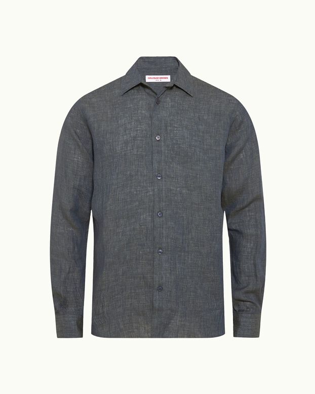 Justin Lino Stitched Saltwater Blue, , hi-res
