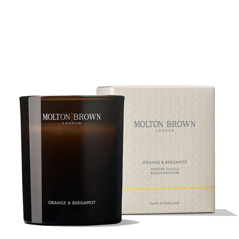 Orange &amp; Bergamot Single Candle, , hi-res