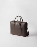Saffiano leather briefcase, , hi-res