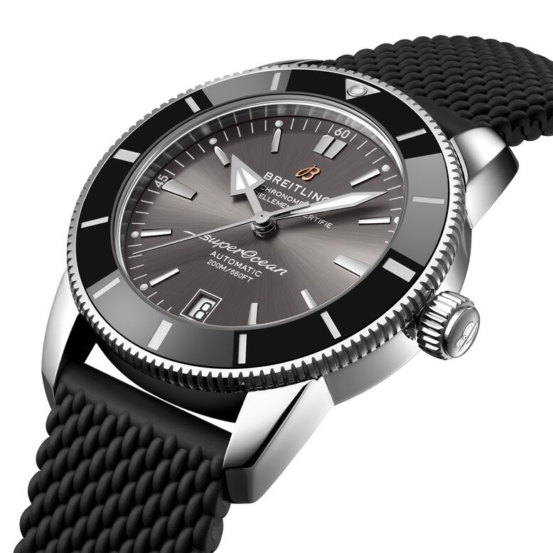 Superocean Heritage B20 Automatic 42mm UK Edition Mens Watch Grey Rubber, , hi-res
