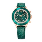 Octea Chrono Watch - Green Rose Gold