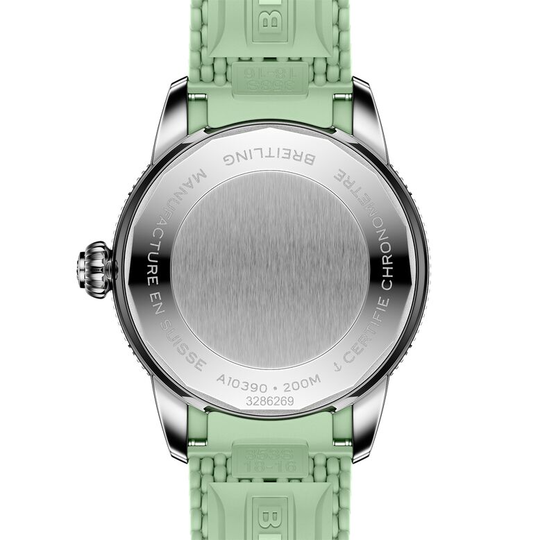 Superocean Heritage Automatic 36mm Unisex Watch Green Rubber, , hi-res