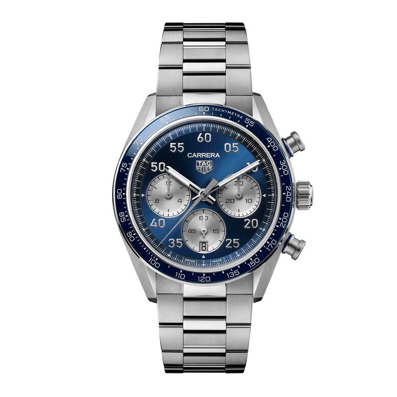 Carrera Chronograph Sport Automatic 42mm Mens Watch Blue, , hi-res