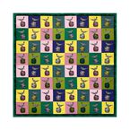 Jean Schlumberger by Tiffany Bird on a Rock Square Scarf in Citrine Yellow Silk
