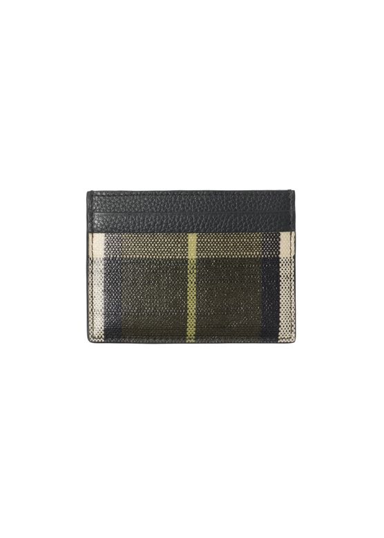 Tall Check Card Case, , hi-res