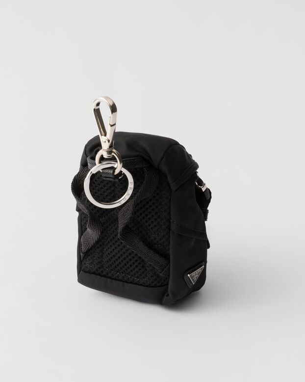Re-Nylon mini pouch keychain charm, , hi-res